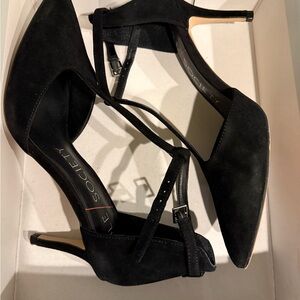 Sole Society Black Strappy Heels